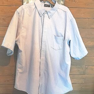 Men's XXL: 'ULTRACLUB' Light Blue Dress Shirt